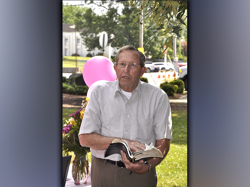 Pastor Grady Max Curtis spoke to the late Glenda Herndon’s character, stating that she was “a good example of a child of God” during a Celebration of Life ceremony in her honor Wednesday, May 26.