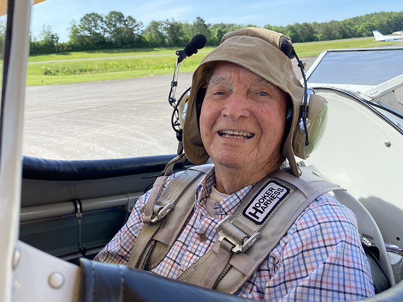WW II veteran Bill Langford was one of the recipients of this year’s Dream Flight, which took to the skies Friday, June 10. 