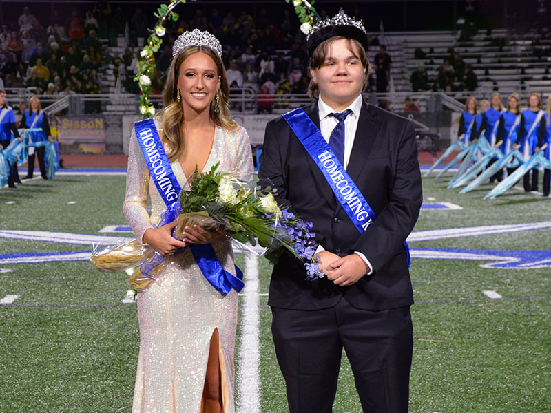 Fannin County High School crowned their Homecoming queen, Reigan O’Neal, and king, Judd Watson, during halftime of Friday night’s football game.