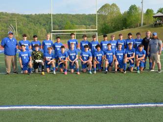 Fannin County High boys soccer team group photo
