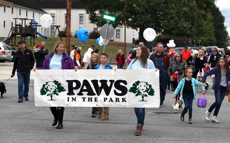 Pets and pet owners filled the streets in downtown Blue Ridge for Paws in the Park, Saturday, October 19. There was a costume contest for pets and different competitions throughout the day.