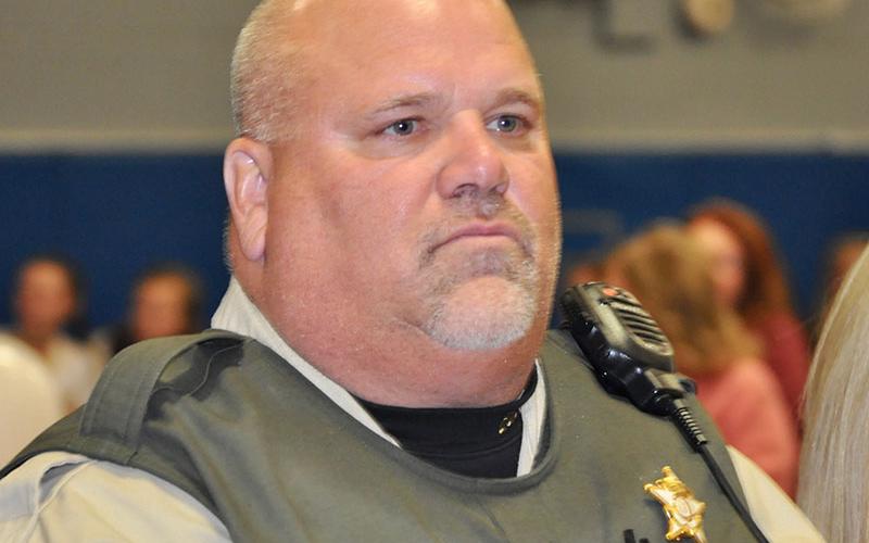 Air Force veteran Tracy Summers attended Fannin County Middle School’s Veterans Day Ceremony.
