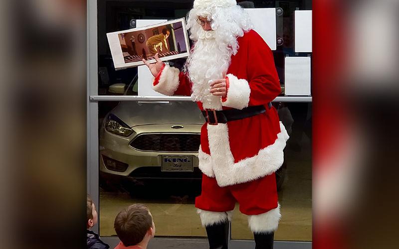 East Polk Library in Ducktown welcomed a special visit from Santa Claus who read The Polar Express Monday, December 9.