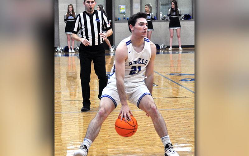 Fannin Rebel Brady Martin sizes up his opponent in recent action for the Rebels.