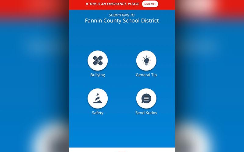 The Fannin County School System is using SafeSchools Alert as a tool for reporting bullying, initmidation, harrassment, drugs and more.