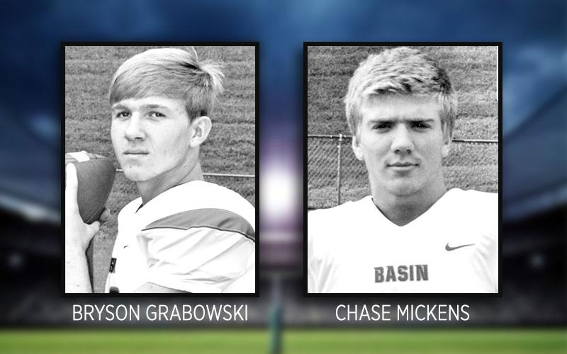 Bryson Grabowski, left, and Chase Mickens, right.