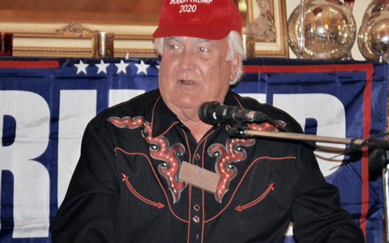 Georgia Public Service Commissioner Lauren “Bubba” McDonald sang the national anthem and “God Bless America” at the Fannin County Republican Party’s 2020 Valentine’s Banquet Saturday, February 29.