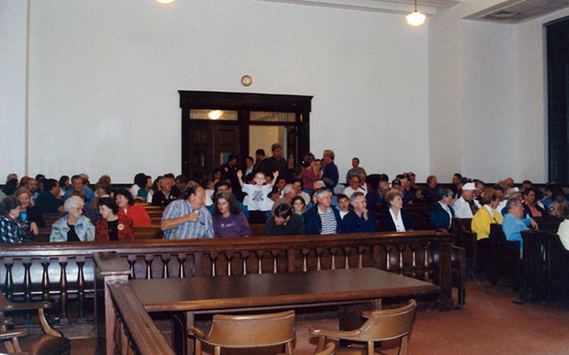 In the 1990s townsfolk would gather in the old courthouse, which acted as one of the voting precincts, and wait for election results to be announced.
