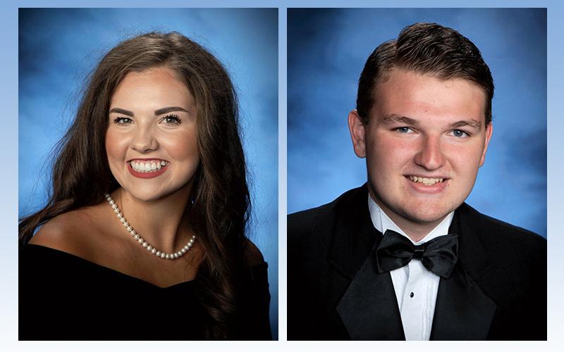 Fannin County High School Class of 2020 graduates Hannah Cruse and Ryan Peterson are two of the many FCHS students honored during the school's virtual Scholarship Awards Ceremony Thursday, May 14.