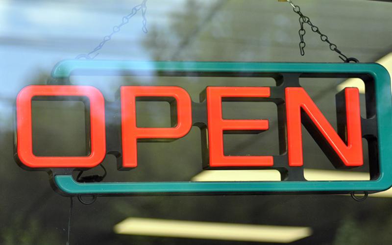 “Open” signs are appearing in business windows throughout Fannin County and the Copper Basin area.