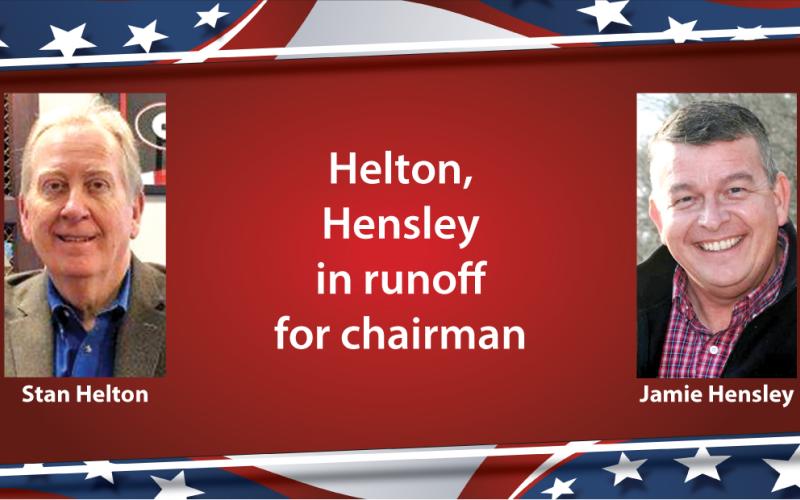 Incumbent Stan Helton will face Jamie Hensley in a runoff for Fannin County Board of Commissioners Chairman