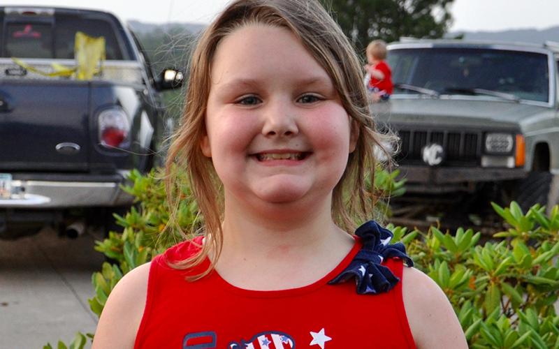 Lakota Patterson was eager to see Ducktown’s fireworks Saturday, June 27.