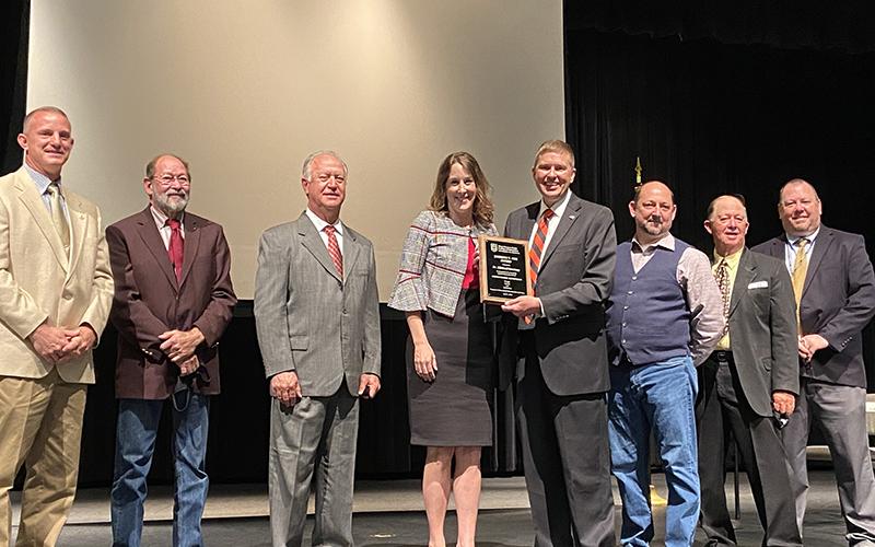 Fannin County School System Superintendent Dr. Michael Gwatney received the 2020 Johnnye V. Cox Award from the University of Georgia (UGA) Department of Lifelong Education, Administration and Policy for outstanding contributions to the field of instructional supervision through service and scholarship.