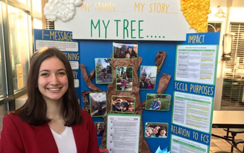 Fannin County High School student Isabella Tocci competed in the Interpersonal Communications portion of this year’s national Family Career and Community Leaders of America (FCCLA) competition. Her project was awarded tenth place in the nation.