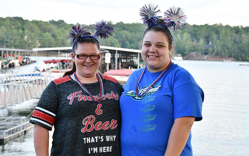 Cheyenne and Mackenzie found their red, white and blue attire just in time for Independence Day, Saturday, July 4.
