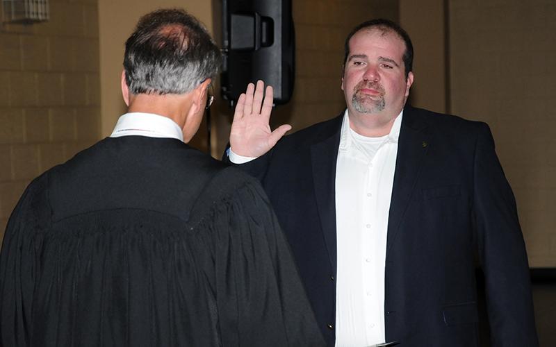 Jason Pankey was sworn in to serve his first term as Polk County’s new assessor of property.