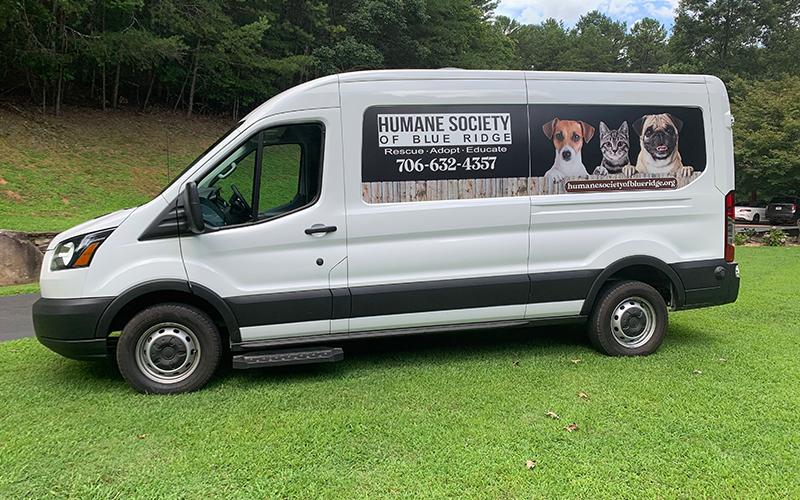 The Humane Society of Blue Ridge has a new van thanks to a $47,000 grant from DJ&amp;T Foundation. The vehicle will be used to transport animals to other locations across the country, which they’ve been unable to do for several years.