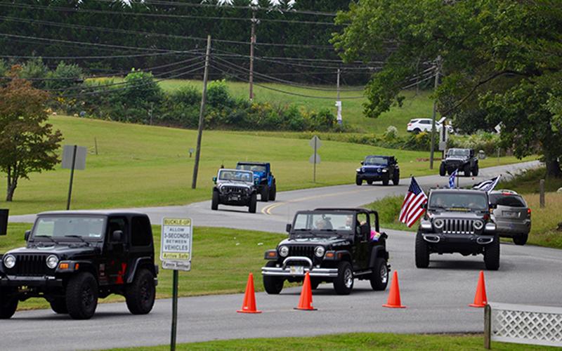The Jasper, Georgia, chapter of the Sons of the American Legion held their Second Annual Freedom Wheels Jeep ride from Jasper to Fannin County Veterans Museum Saturday, September 19. Some 40 Jeep Wranglers filled with riders made the trip. A trophy was awarded to the top three “Jeeps with best patriotic theme” and jeepers explored the Fannin County Veterans Park and Museum.