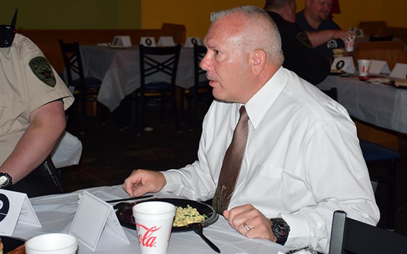 Fannin County Sheriff’s Office Chief Deputy, Major Keith L. Bosen, joined other first responders from across the Fannin County community for a First Responders Breakfast hosted by The Ridge Community Church Men’s Ministry Friday, October 16.