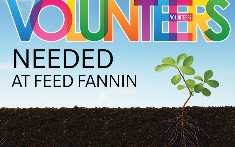 Feed Fannin is looking for individuals to join them in their mission of eliminating hunger in Fannin County.