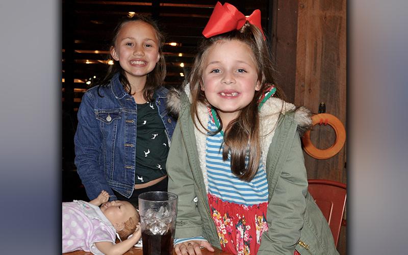 Henley and Aerie were among many to come out and enjoy Light Up McCaysville.