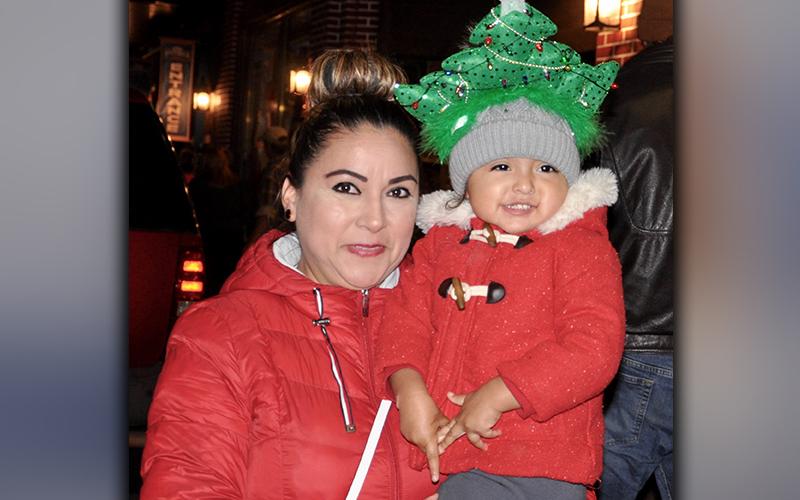 Abbi and Dalary Rosas couldn’t wait to see Light Up McCaysville’s tree lighting event Friday, November 27.