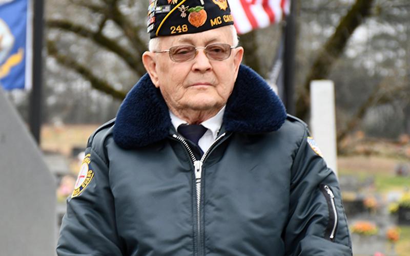 North Georgia Honor Guard member Rev. James Galloway provided the invocation and benediction for the honor guard’s Pearl Harbor Day Ceremony.