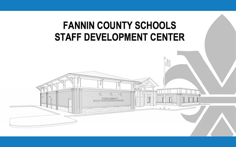 The Staff Development Center, at a cost of $3,791,410, will include a large presentation room for board meetings, a training room, 16 offices, a mailroom, a records room, a break room, reception areas, conference rooms, storage areas and more.