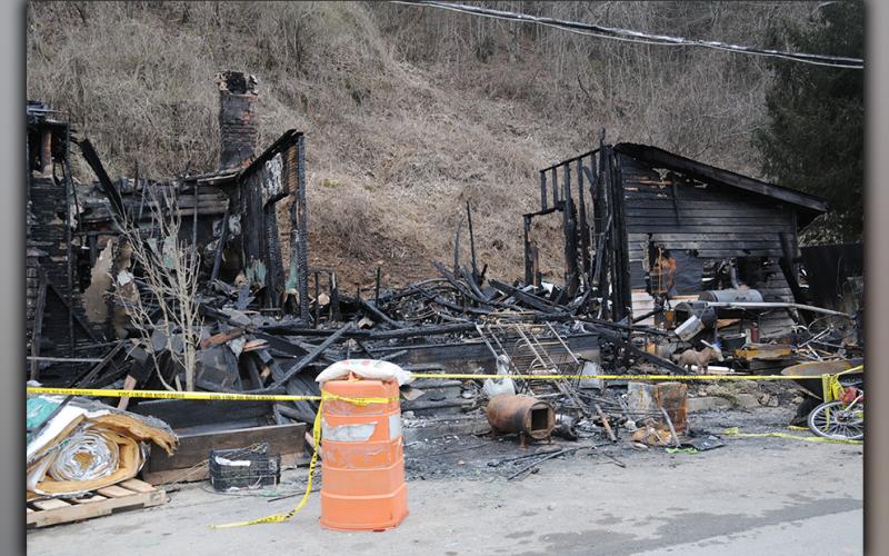 This residence on West Tennessee Avenue was totally destroyed by an early morning fire last Friday.