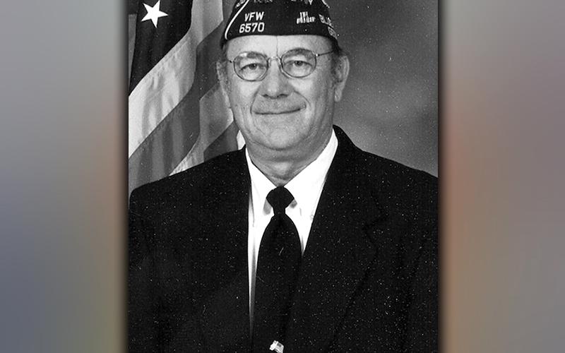 Paul Hunter is a member of every local veteran organization and is instrumental in the success of each. Above, Hunter is shown at a Veterans of Foreign Wars fundraiser in 2005.