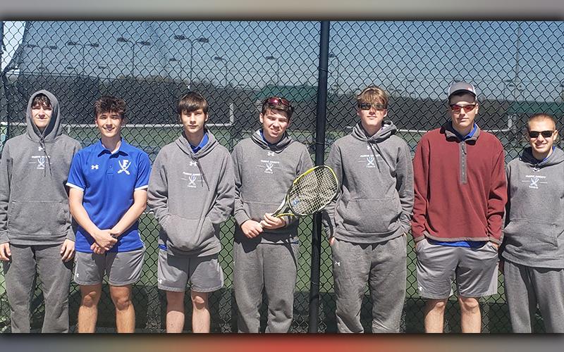 The Fannin County men’s tennis team has had an amazing season and will compete in the state tournament in mid-April as the four seed. The tennis team consists of, from left, Will Jones, Jake Jones, Bryan McCalley, Luke Pelfrey, Gavin Mowery, Rob Russell and Sam Jabaley.