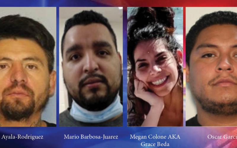 The subjects shown above are being searched for by the Georgia Bureau of Investigation for their alleged involvement in the murder of a Bethlehem woman.