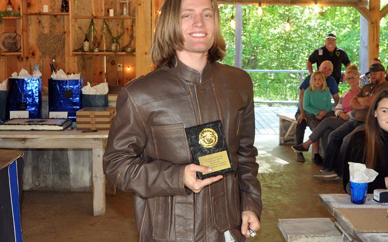 Taylor Collis was awarded the Most Improved Wrestler Award for weight class 106-145 pounds and was an Area 8 AA Champion. The wrestling team’s banquet was held at Stewart Farms Thursday, May 6.