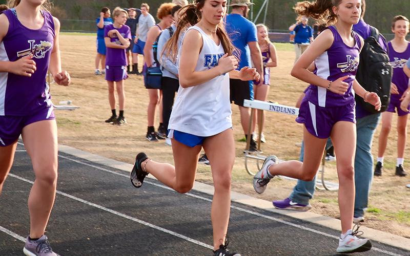 Monica Cosentino recently competes in the 800 Meter Dash for the Fannin County Lady Rebels track and field team. Cosentino recently had a strong showing at the Lady Rebels’ regional meet.