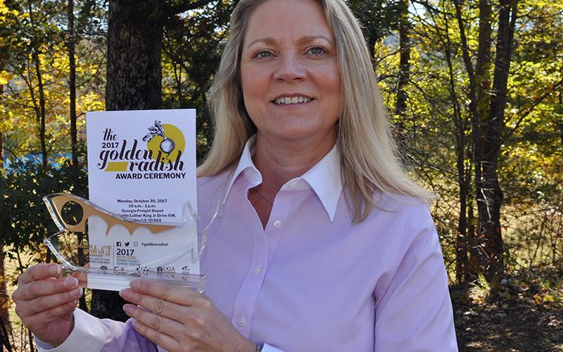 During her time as Fannin County School System’s school nutrition director, Candice Sisson and her department have received several awards and recognitions including the Gold Level Golden Radish Award in 2017.