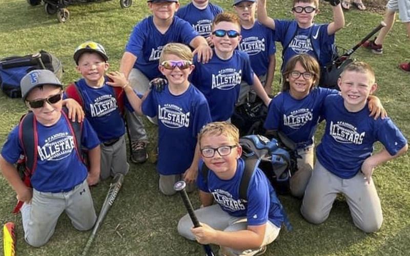 The Fannin County 8U boys baseball team competed in the District 5 Tournament in Calhoun, Georgia, June 7 to 11, and topped Rockmart 21-18 to advance to the State Tournament in Claxton, Georgia, June 22-24.