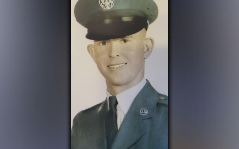 Vietnam Air Force veteran Ken Campbell is shown in this “make your momma cry photo” following his graduation from boot camp at Lackland Air Force Base in Texas.