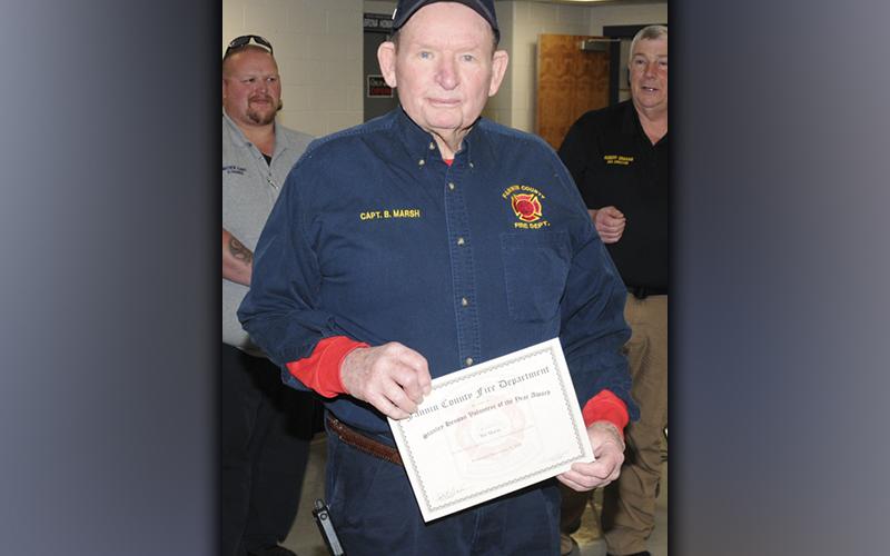 Bill Marsh received the Stanley Henson Volunteer of the Year award.
