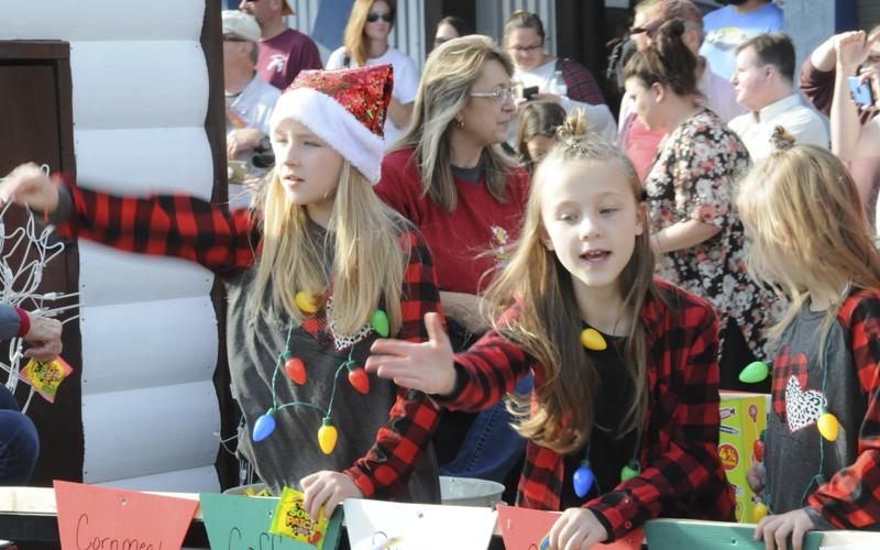 There was no absence of candy during the Copperhill Kiwanis Club’s Christmas Parade that came through the twin cities of Copperhill and McCaysville Saturday, December 4.