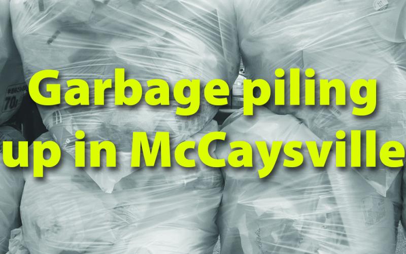 Garbage piling up in McCaysville