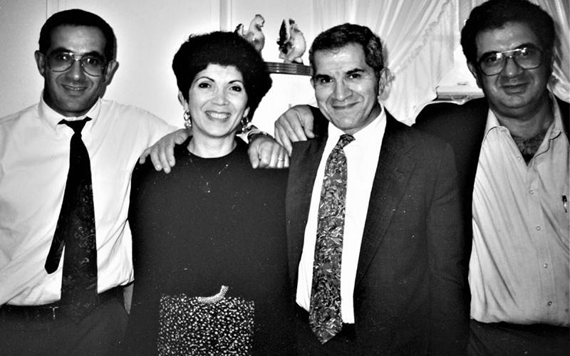 The Jabaley siblings, with Chuck at left, include Theresa Jabaley, Dr. Michael Jabaley and Dr. Fred Jabaley.