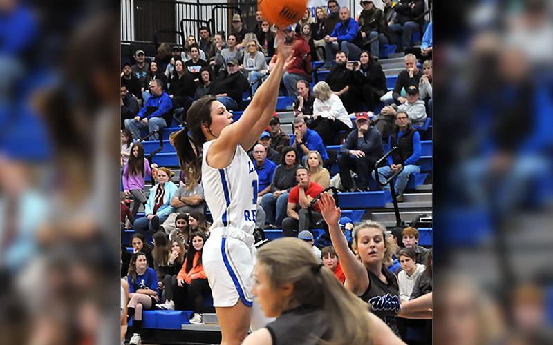 Fannin County High School senior Becca Ledford scored her 1,000th career point as a Lady Rebel in the team’s region tournament contest against Gordon Central. Ledford scored 18 points in the game. To learn the play that set up the career shot, and the outcome of the game, please see B3.