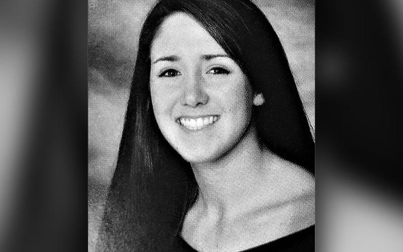 Megan’s senior picture from Fannin County High School. It appeared with a quote, “Counting time is not so important as making time count.”