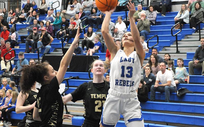 Fannin County Lady Rebel Becca Ledford received post season accolades.