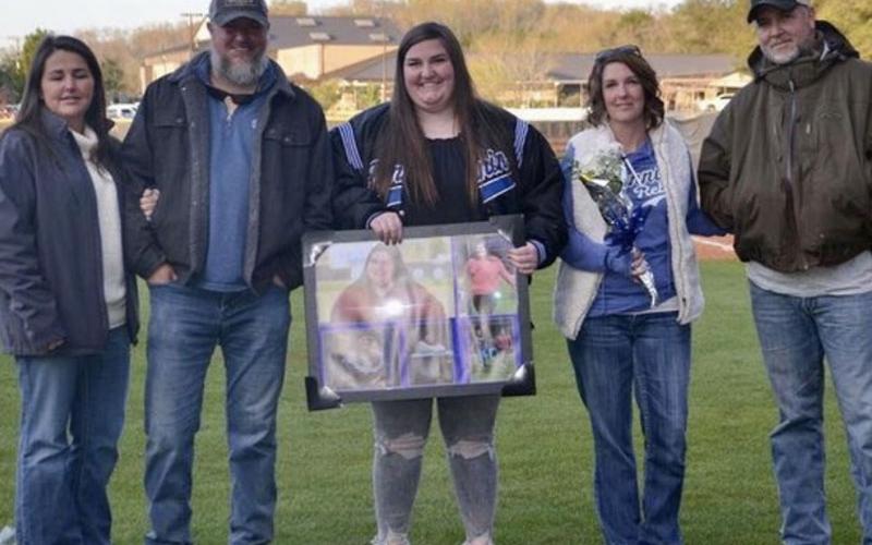 Senior manager Kalliee Stanley was escorted by her parents Anthony and Tiffany Stanley and Jayson and Jessica Hughes.