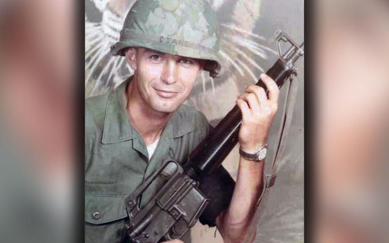 Steve Strickland is shown in July 1969 at Fort Polk, Louisiana.