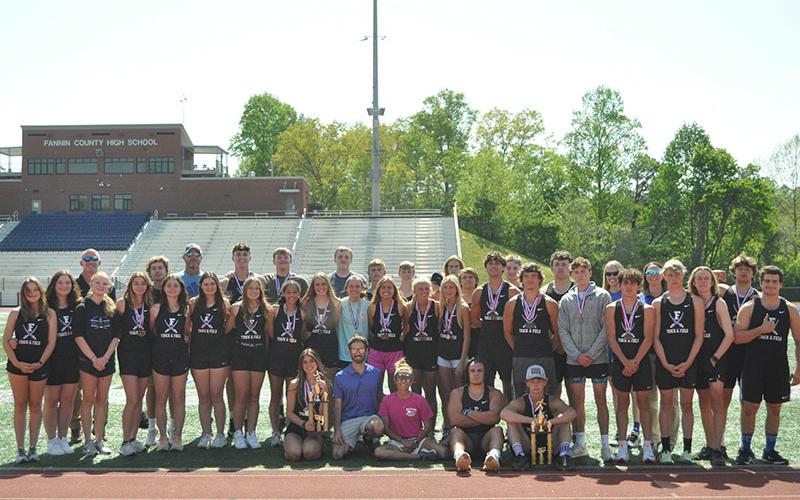 Shown are the Fannin County High School Track and Field Men’s and Women’s Sectional Qualifiers. THe Sectional Meet will take place at Pace Academy Saturday, May 7.