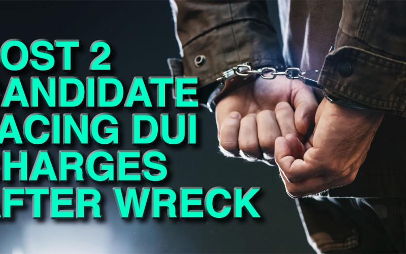 A candidate for Post 2 on the Fannin County Board of Commissioners has been arrested on driving under the influence and two other charges.