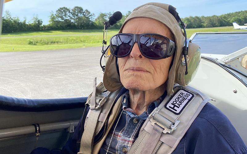 WW II veteran Hoyt Campbell was one of the recipients of this year’s Dream Flight, which took to the skies Friday, June 10.