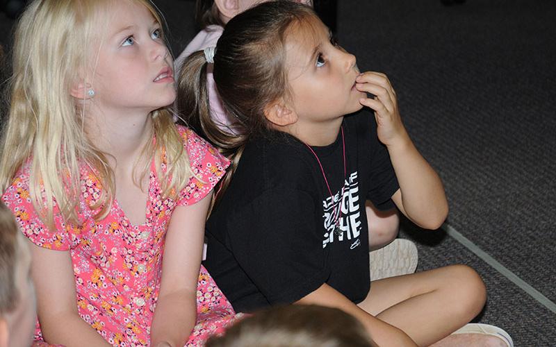 Creepy Crawlers held the attention of over 100 visitors at the Fannin County Public Library last week.